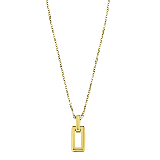 Collar Geométrico Lotus Style Urban Woman Ls2424-1/2 Acero Inoxidable, Mujer
