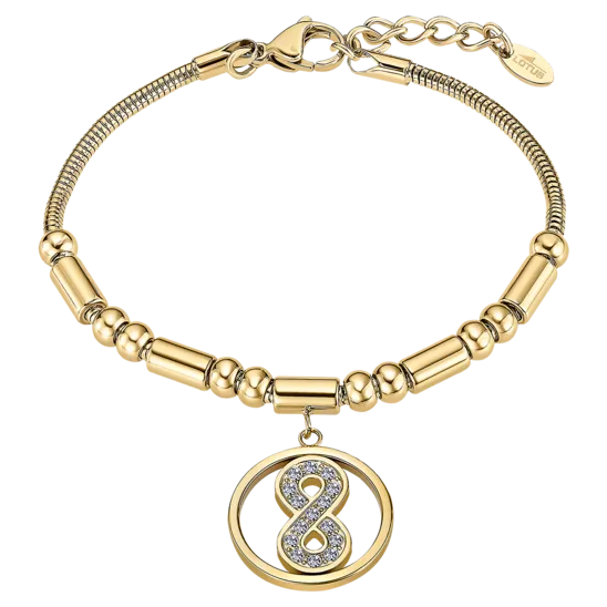 Pulsera Infinito Lotus Style Millennial Ls2464-2/2 Acero Inoxidable, Mujer