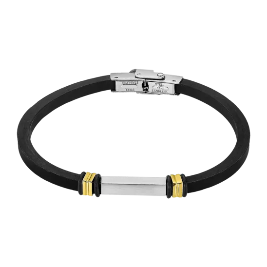 Pulsera Lotus Style Men Basic Ls2536-2/2 Acero Inoxidable, Hombre