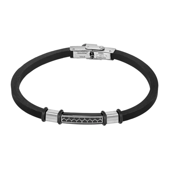Pulsera Lotus Style Men Basic Ls2537-2/3 Acero Inoxidable, Hombre