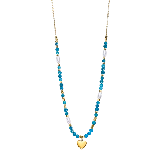 Collar Lotus Style Woman's Heart Ls2553-1/1 Acero Inoxidable, Mujer