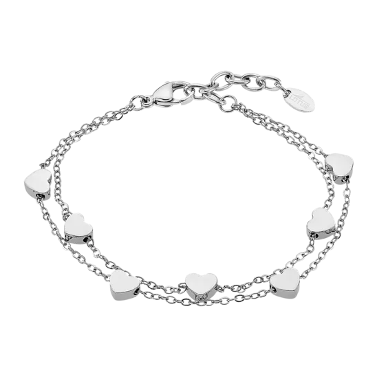Pulsera Corazón Lotus Style Woman's Heart Ls2560-2/1 Acero Inoxidable, Mujer