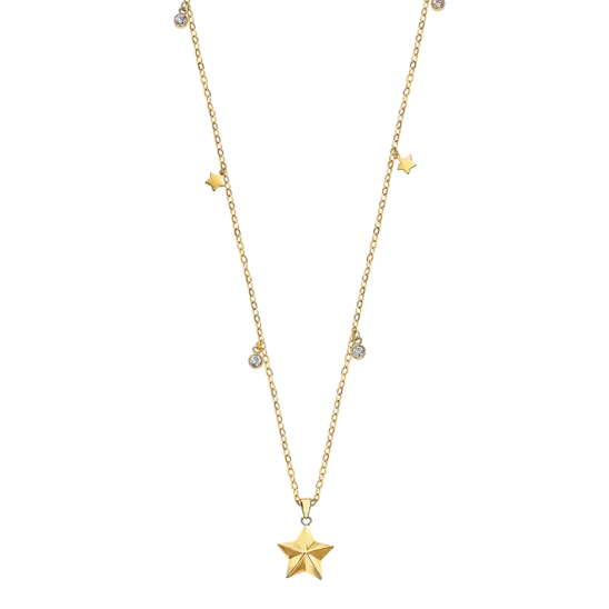 Collar Lotus Style Old Money Ls2599-1/2 Acero Inoxidable, Mujer