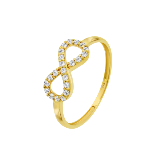 Anillo Infinito Time Road Af00014/12 Oro 9k, Mujer