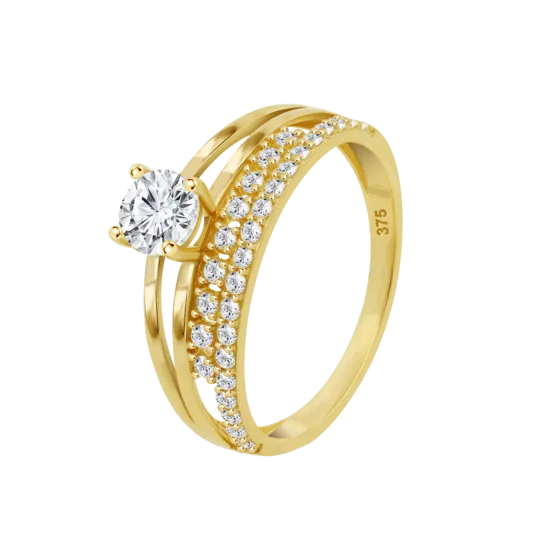 Anillo Time Road Af00043/14 Oro 9k, Mujer