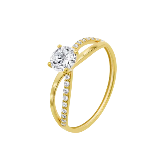 Anillo Time Road Af00051/18 Oro 9k De 375 Ml, Mujer