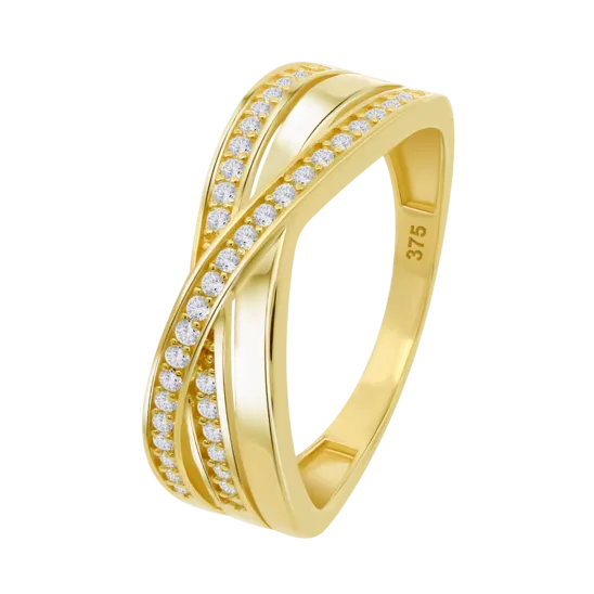 Anillo Time Road Af00056/14 Oro 9k De 375 Ml, Mujer