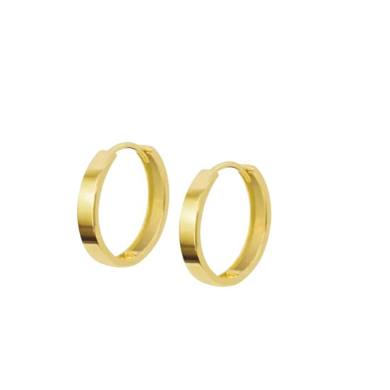 Pendientes Time Road Af00083/10 Oro 9k De 375 Ml, Mujer