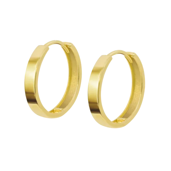 Pendientes Time Road Af00083/15 Oro 9k De 375 Ml, Mujer