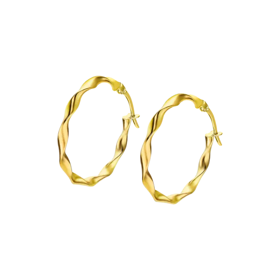 Pendientes Time Road Ap00085/20 Oro 9k De 375 Ml, Mujer