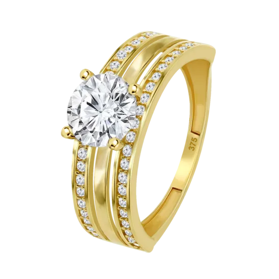 Anillo Time Road Ar00143/18 Oro, Mujer