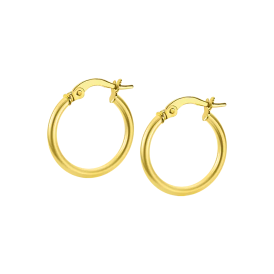 Pendientes De Aro Time Road Au00003/15 Oro 9k, Mujer