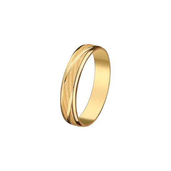 Alianza De Boda De Oro 9k Ay00019/20