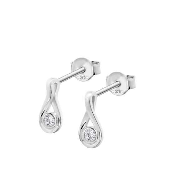 Pendientes Time Road Diamonds Dia00065 Oro, Mujer