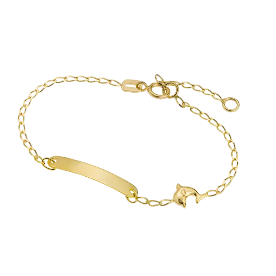 Pulsera De Bebé Fg00029/14 Oro 9k
