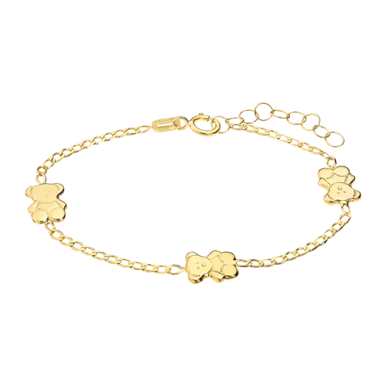 Pulsera De Bebé Animales Fg00064/14 Oro