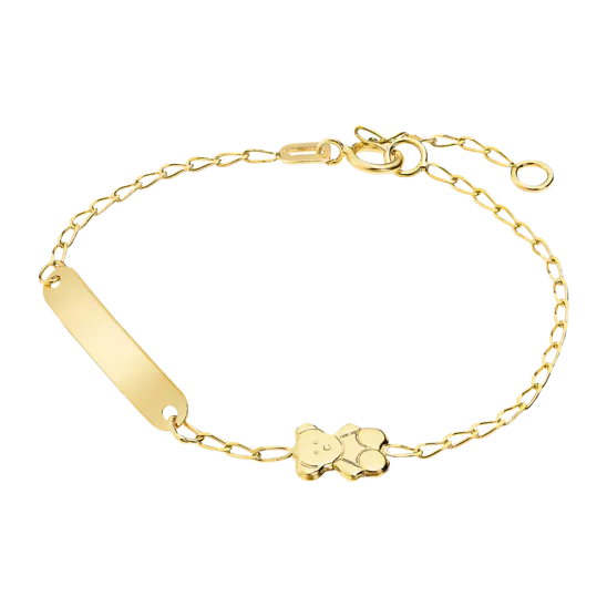 Pulsera De Bebé Animales Fg00065/14 Oro