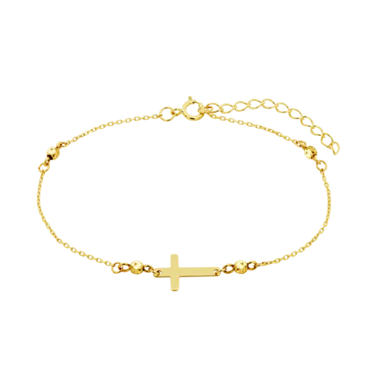 Pulsera Cruz Time Road Hin00011/18 Oro, Mujer