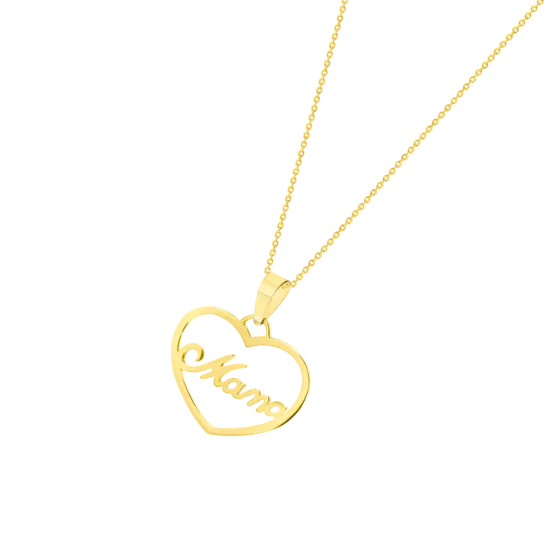 Collar Corazón Time Road Hin00013/43 Oro, Mujer