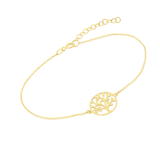 Pulsera Arbol Vida Time Road Hin00047/18 Oro, Mujer