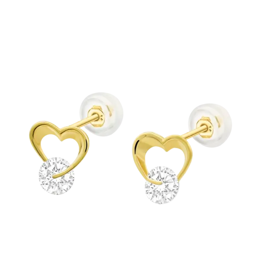 Pendientes Time Road Hin00138 Oro, Mujer