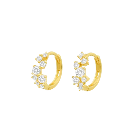 Pendientes Time Road Hin00140 Oro, Mujer