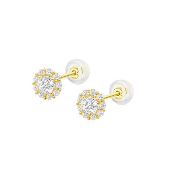 Pendientes Time Road Hin00154 Oro, Mujer
