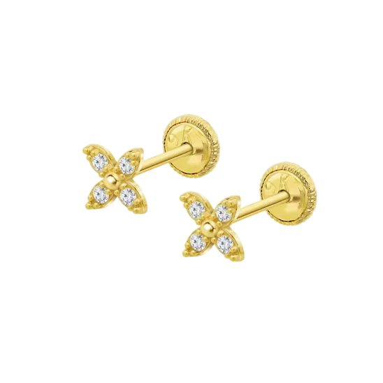 Pendientes Time Road Hin00183 Oro, Mujer