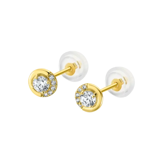 Pendientes Time Road Hin00206 Oro, Mujer