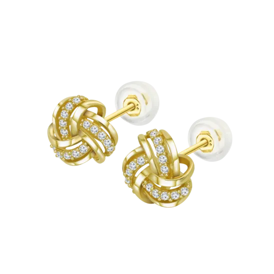 Pendientes Time Road Hin00208 Oro, Mujer