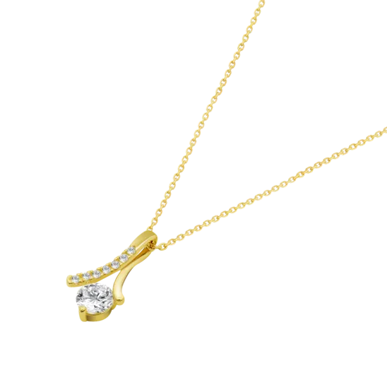 Collar Time Road Hin00210/45 Oro, Mujer