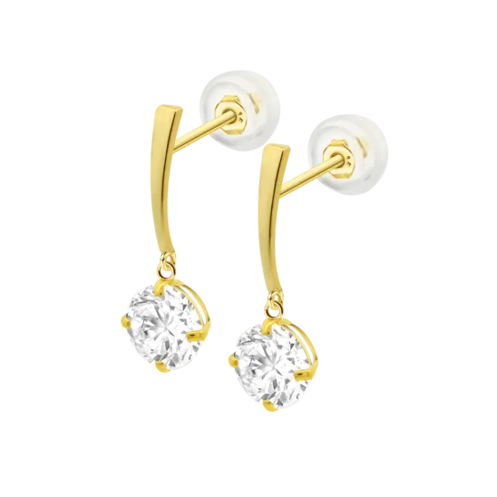 Pendientes Time Road Hin00277 Oro, Mujer