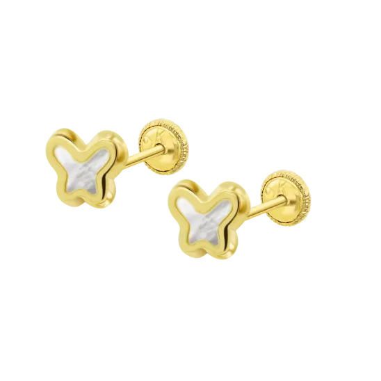 Pendientes Mariposa Time Road Hin00332/6 Oro, Infantil