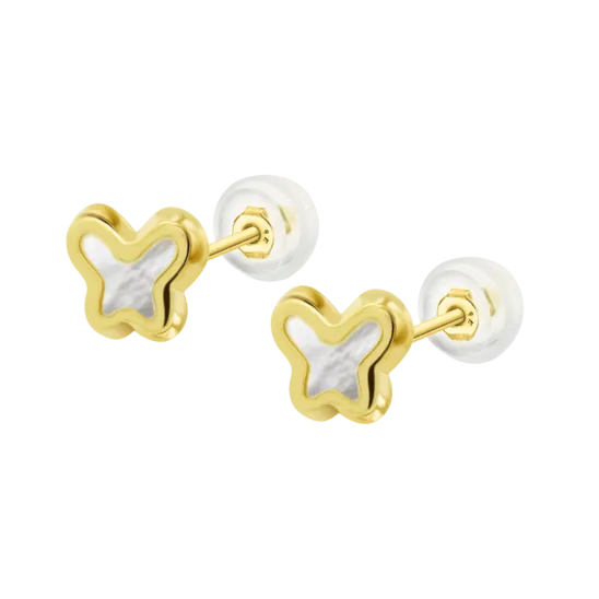Pendientes Mariposa Time Road Hin00332/8 Oro, Infantil