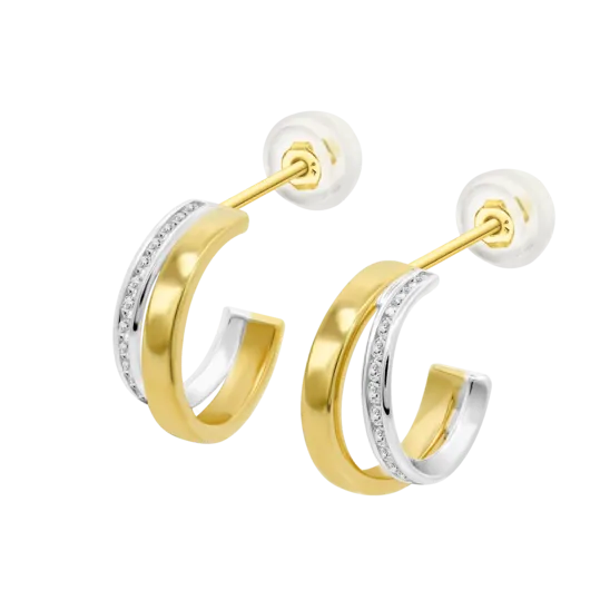 Pendientes Time Road Hin00333 Oro, Mujer