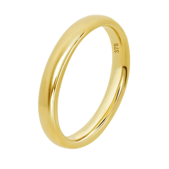 Alianza De Boda Time Road De Oro 9k Hin00339/24
