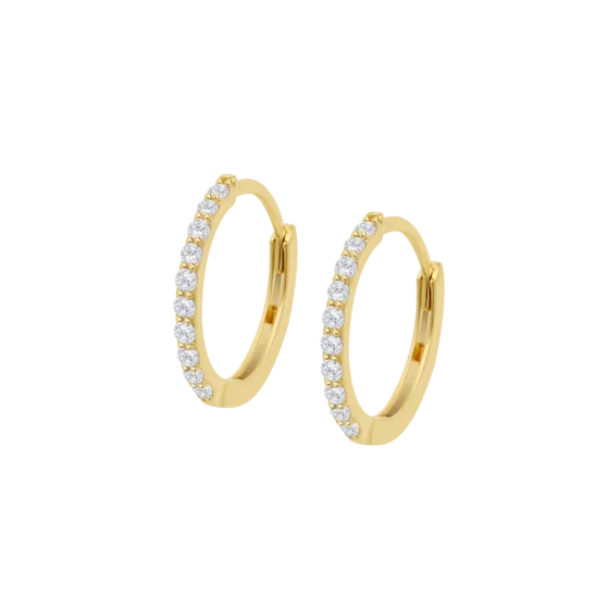 Pendientes Time Road Hin00345/12 Oro, Mujer