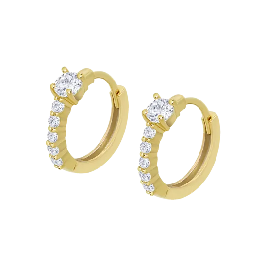 Pendientes Time Road Hin00351 Oro, Mujer