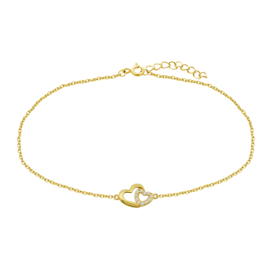 Pulsera Corazón Time Road Hin00397/18 Oro, Mujer