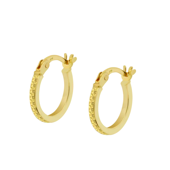 Pendientes Time Road Hin00439/10 Oro, Mujer