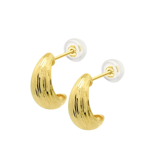 Pendientes Time Road Hin00466/12 Oro, Mujer