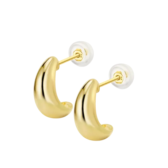Pendientes Time Road Hin00467/12 Oro, Mujer