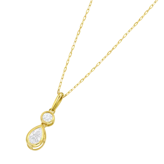 Collar Naturaleza Time Road Hin00526/45 Oro 9k De 375 Ml, Mujer