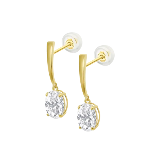 Pendientes Time Road Ic00329/8 Oro 9k, Mujer