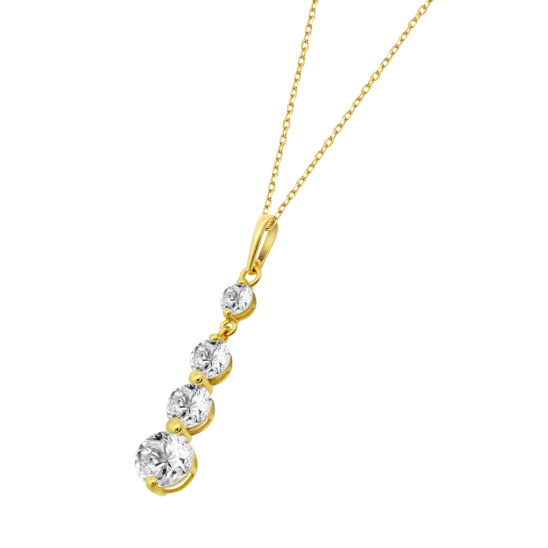 Collar Time Road Ic00346/43 Oro 9k, Mujer