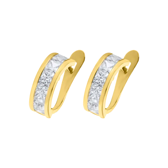 Pendientes Time Road Lg00059 Oro 9k, Mujer