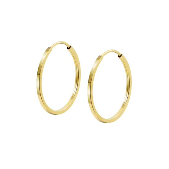 Pendientes De Aro Time Road Lg00089/12 Oro 9k, Mujer