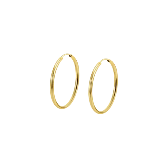 Pendientes De Aro Time Road Lg00116/10 Oro 9k, Mujer