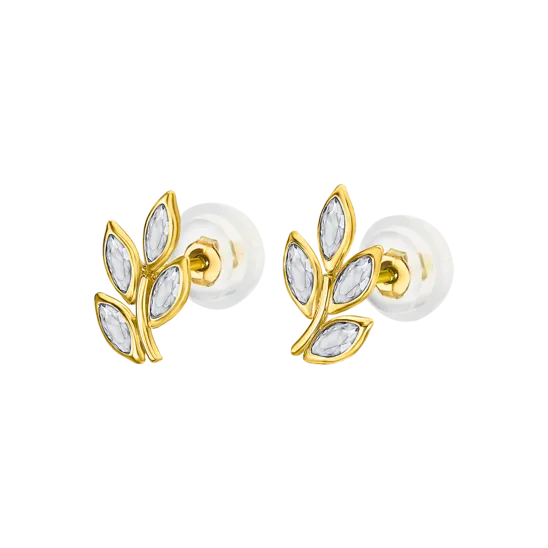 Pendientes Laurel Time Road Lg00126 Oro 9k, Mujer