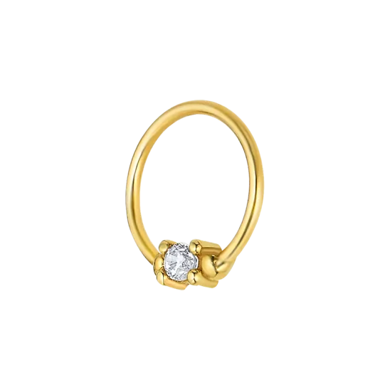 Piercing Time Road Lg00164 Oro 9k, Mujer